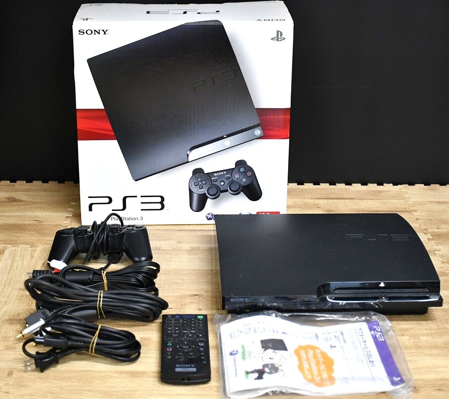 NY4-87【ジャンク品】SONY　プレステ3　CECH-2100A　Playstation　ゲーム機　プレイステーション　ゲーム　通電のみ確認　中古品　保管品_画像1