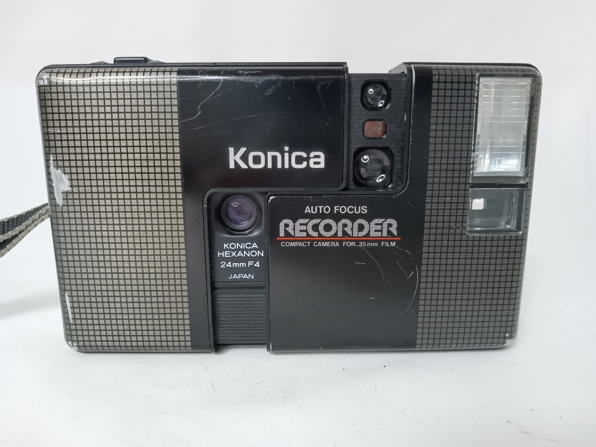 KONICA コニカ RECORDER AUTO FOCUS HEXANON 24mm F4 コンパクトカメラ　M10_画像1