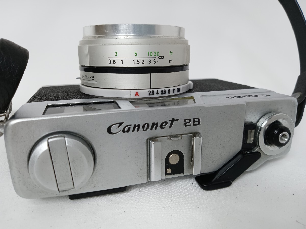 Canon キヤノン Canonet 28 f/2.8 40mm レンジファインダー フィルムカメラ M15の画像5