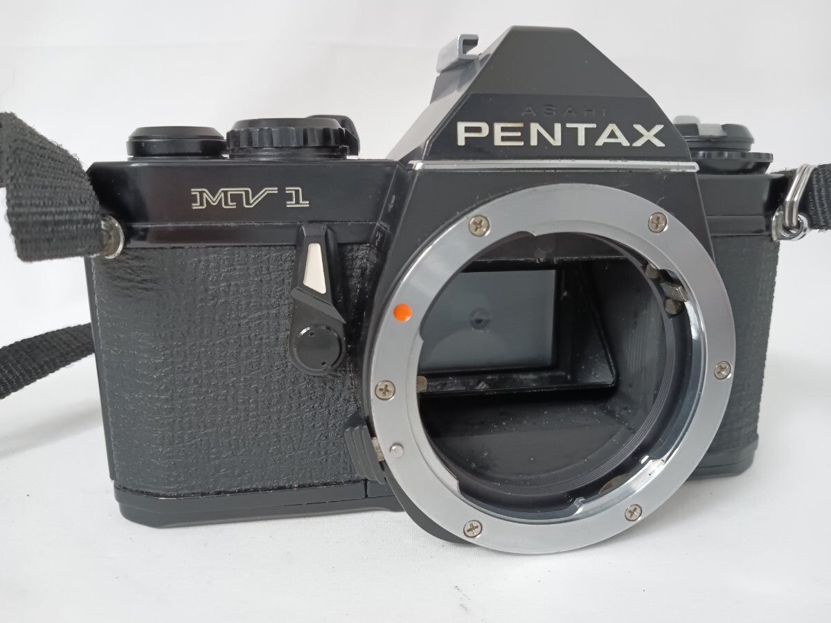 ASAHI PENTAX MV-1 フイルムカメラ SMC PENTAX-M 1:2 50mm M16の画像2