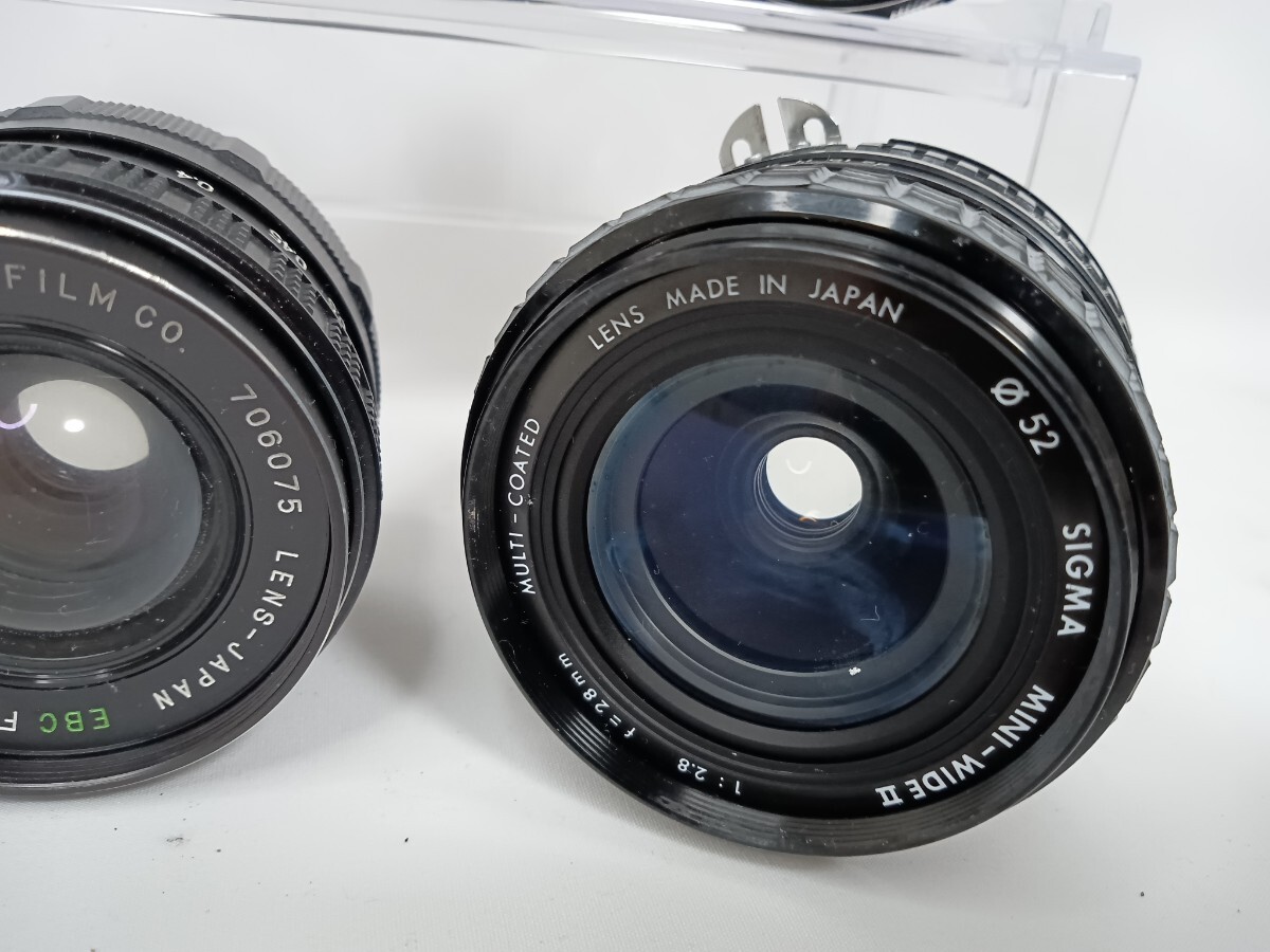 ジャンク Nikon SIGMA OLYMPUS 含む計7台 単眼レンズ パンケーキレンズ セット 動作未確認 同梱不可 J705の画像5