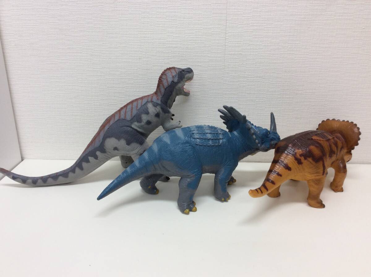 S1247 おまとめ 大量 恐竜 フィギュア ディノボトル/FAVORITE COLLECTION t.rex/トリケラトプス 他 インテリア おもちゃ 動作未確認の画像5