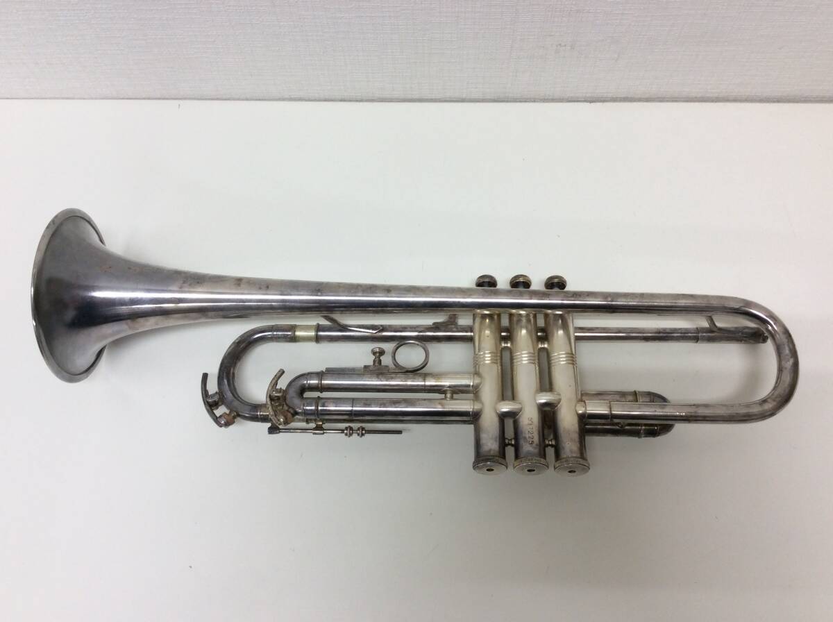 S684 CORTON FOREIGN トランペット ビンテージ 楽器 レトロ 音楽 金管楽器 動作未確認の画像3