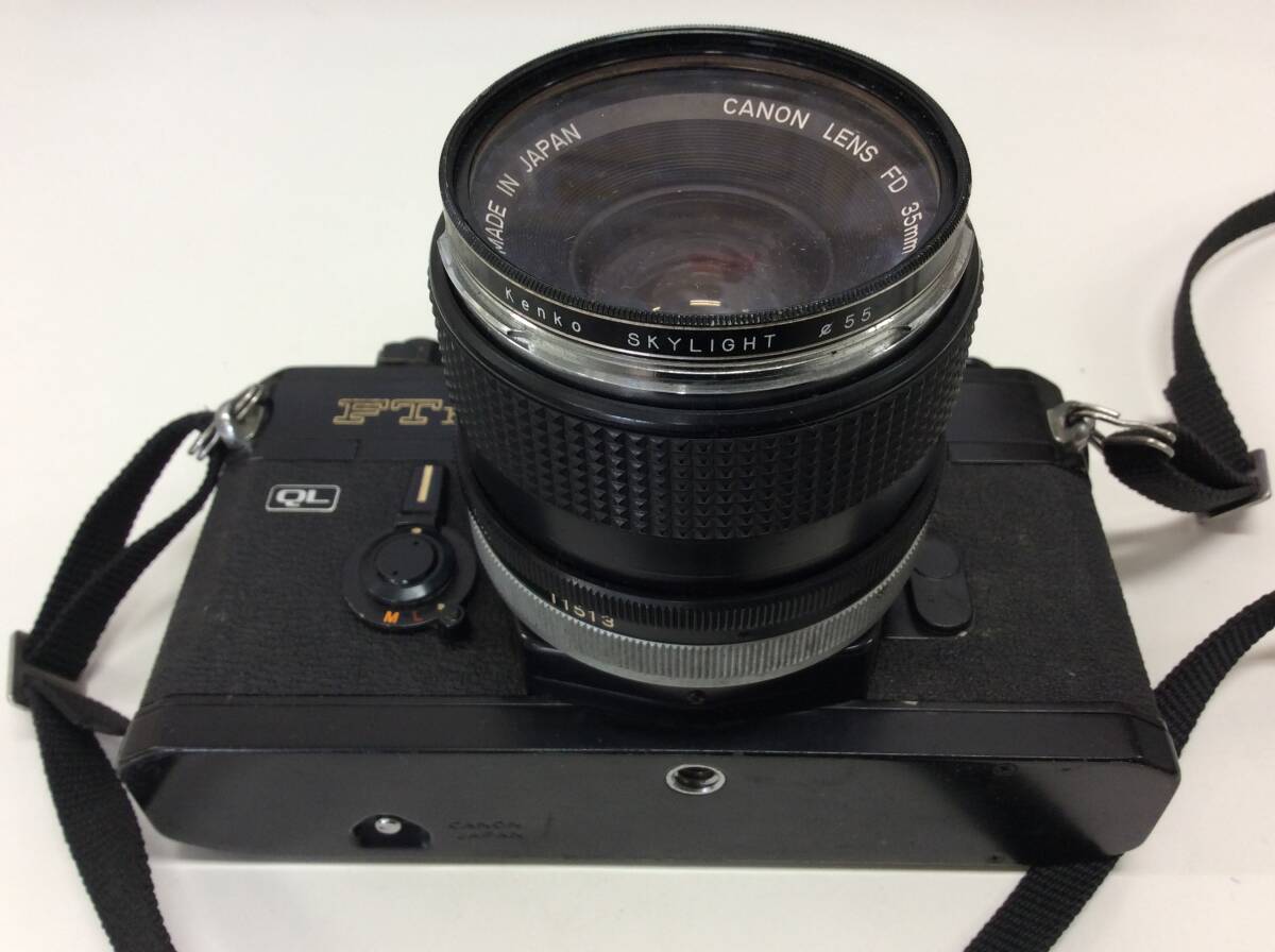 S564 canon キャノン FTb QL 35mm 1:3.5 フィルムカメラ カメラ シャッター〇 動作未確認 長期保管品の画像6