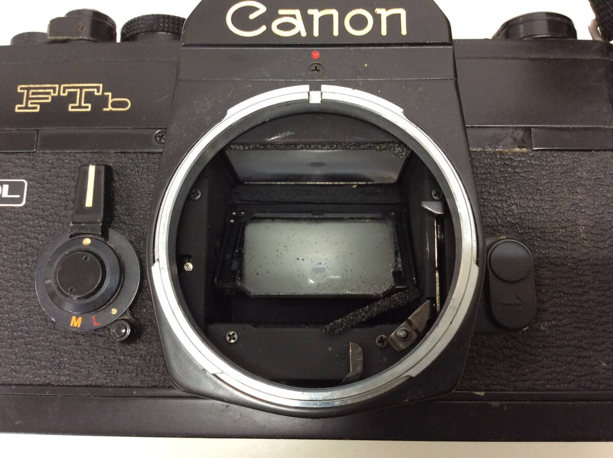 S564 canon キャノン FTb QL 35mm 1:3.5 フィルムカメラ カメラ シャッター〇 動作未確認 長期保管品の画像9
