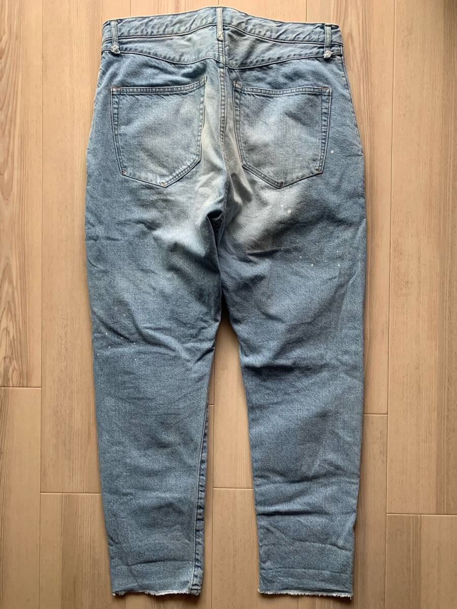  beautiful secondhand goods 20SS SANDINISTA Easy Denim Pants Damaged Easy Fit Tapered 2020SS 21AW 22SS 22AW nonnative liking . person recommendation sun tini start 