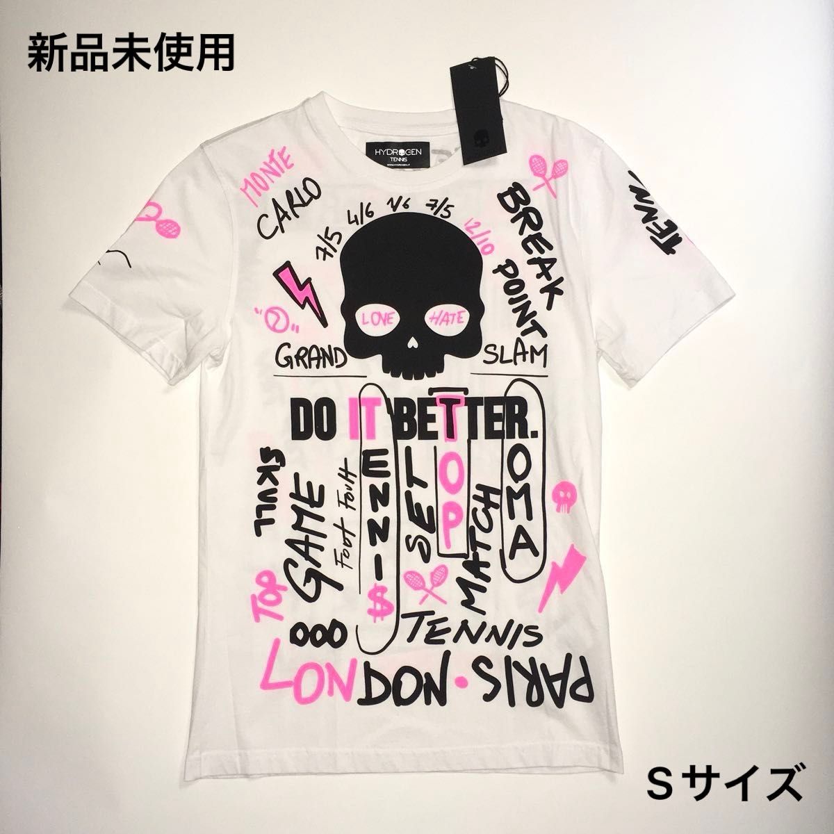 Hydrogen(Sサイズ)ハイドロゲン テニスTシャツ 新品未使用タグ Hydrogen(Sサイズ)ハイドロゲン テニスTシャツ 新品未使用タグ