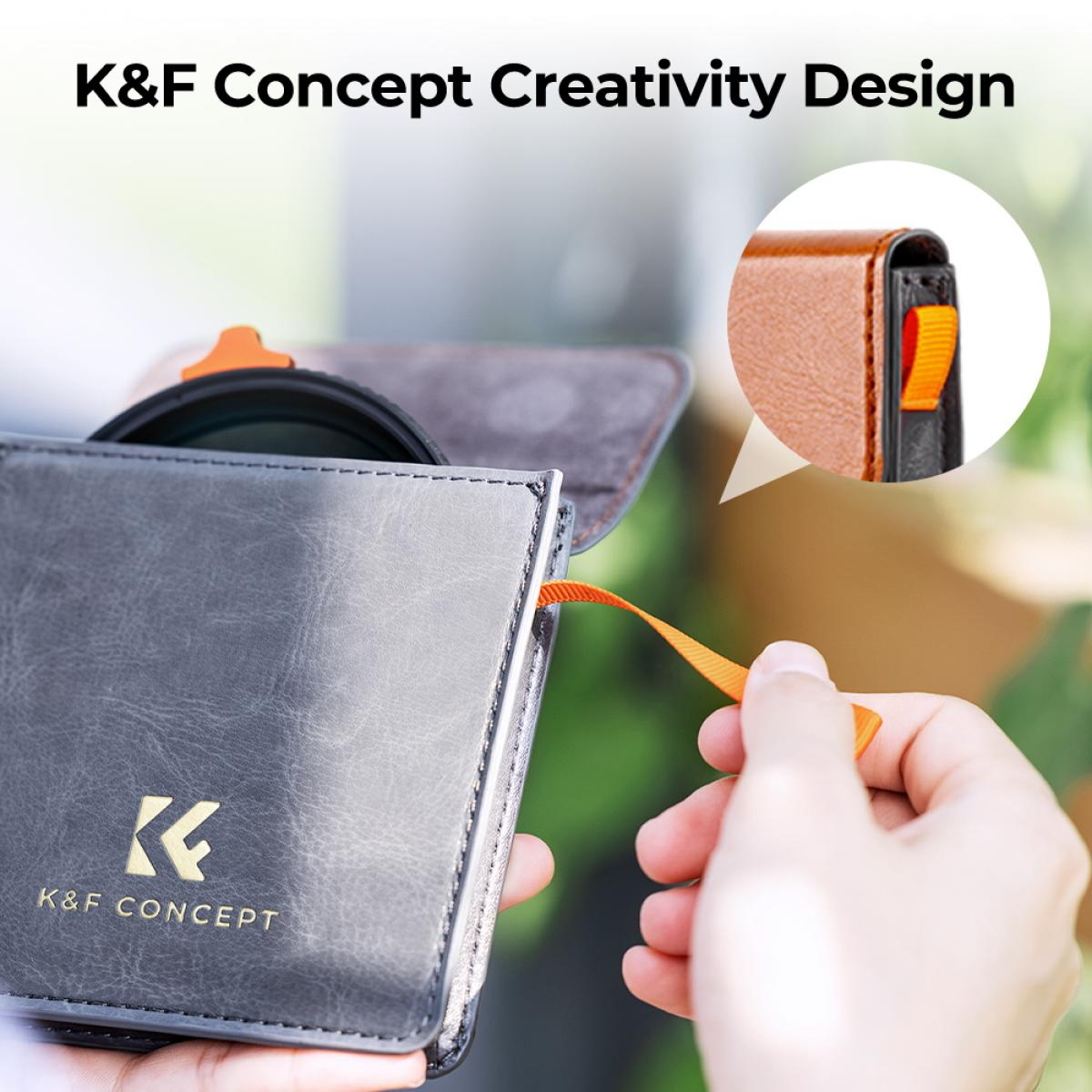 【送料無料】K&F Concept 67mm 可変 ND2-ND400 フィルターパター付 28層ナノコーティングの減光フィルターNano-X_画像8