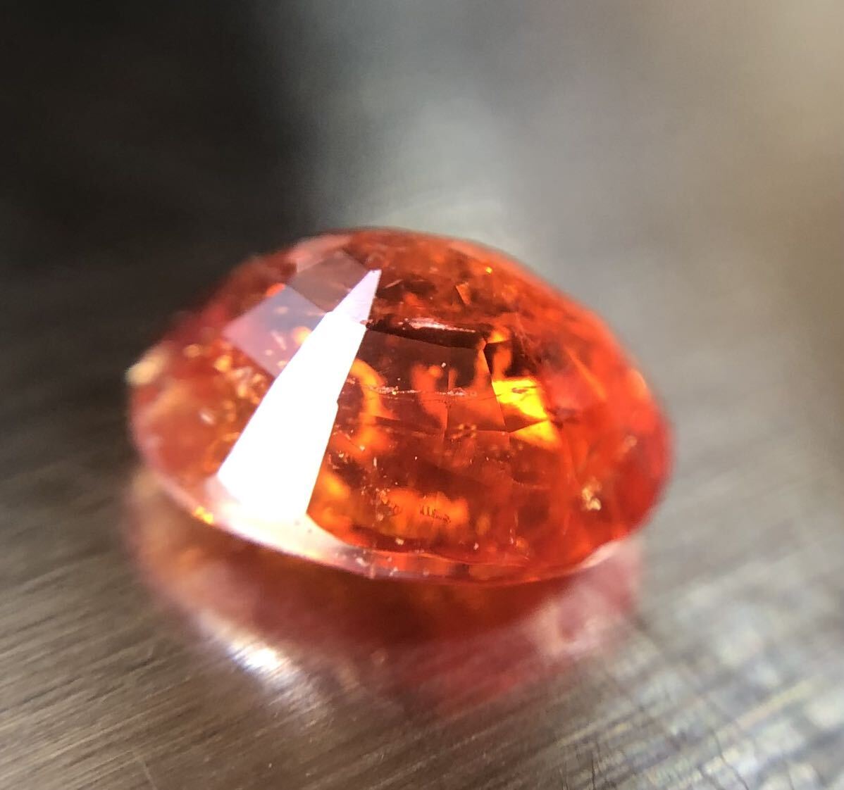 非加熱 天然オレンジガーネット 1.84 Ct カラット_画像5