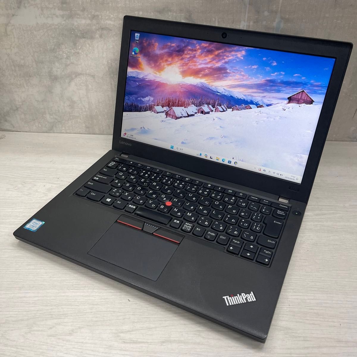 レノボ Thinkpad X270  7世代 Core i3-7100U 8GB SSD256GB Office2021搭載