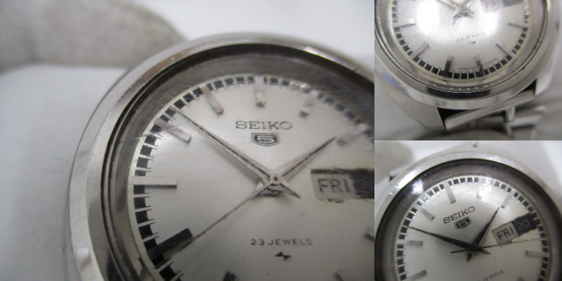 AAA13　腕時計 SEIKO 5 セイコー ファイブ 5126-7020 自動巻き 23石 デイデイト 現状稼働品 ジャンク_画像4