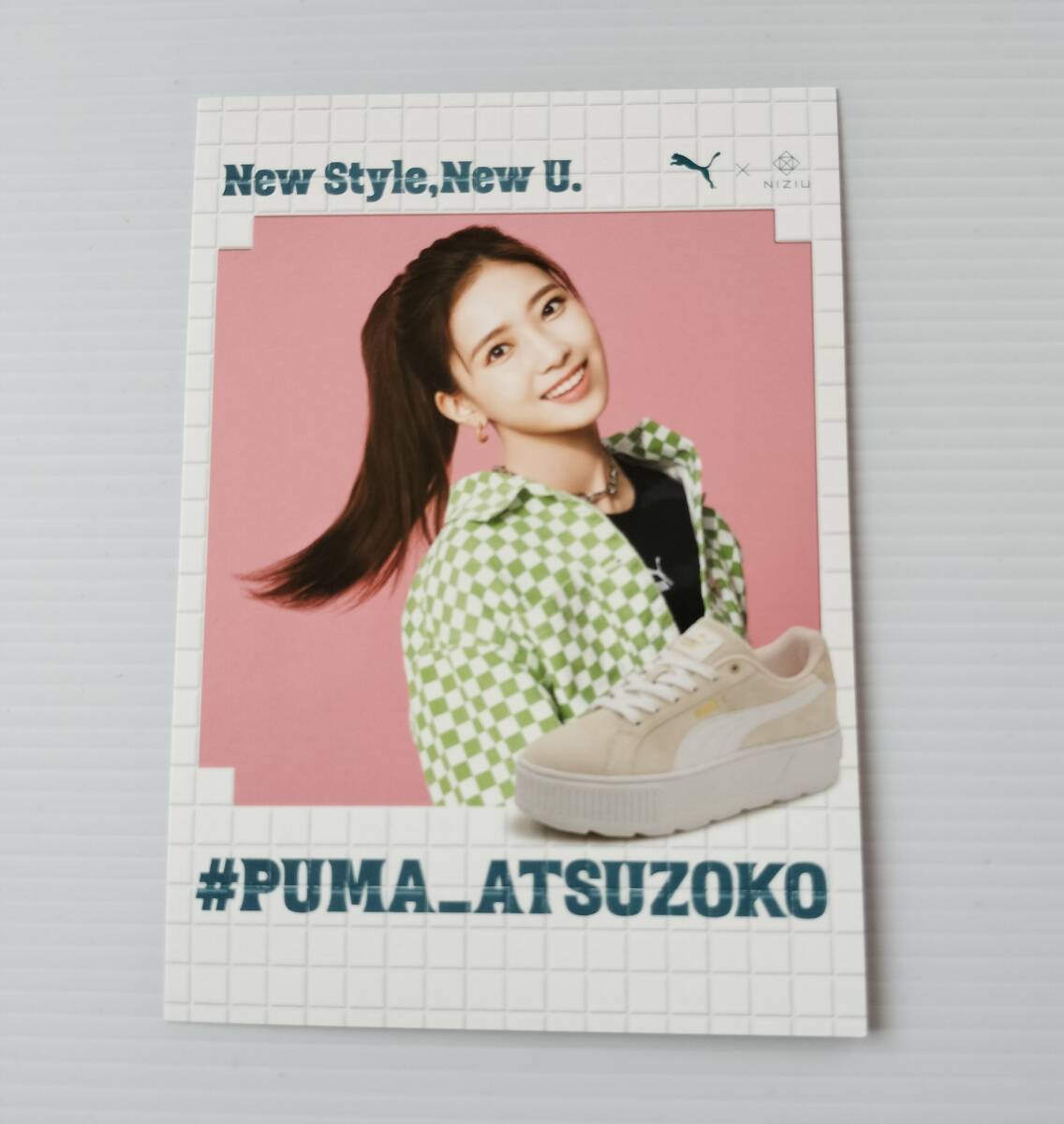 NiziU マユカ PUMA ポストカードの画像1