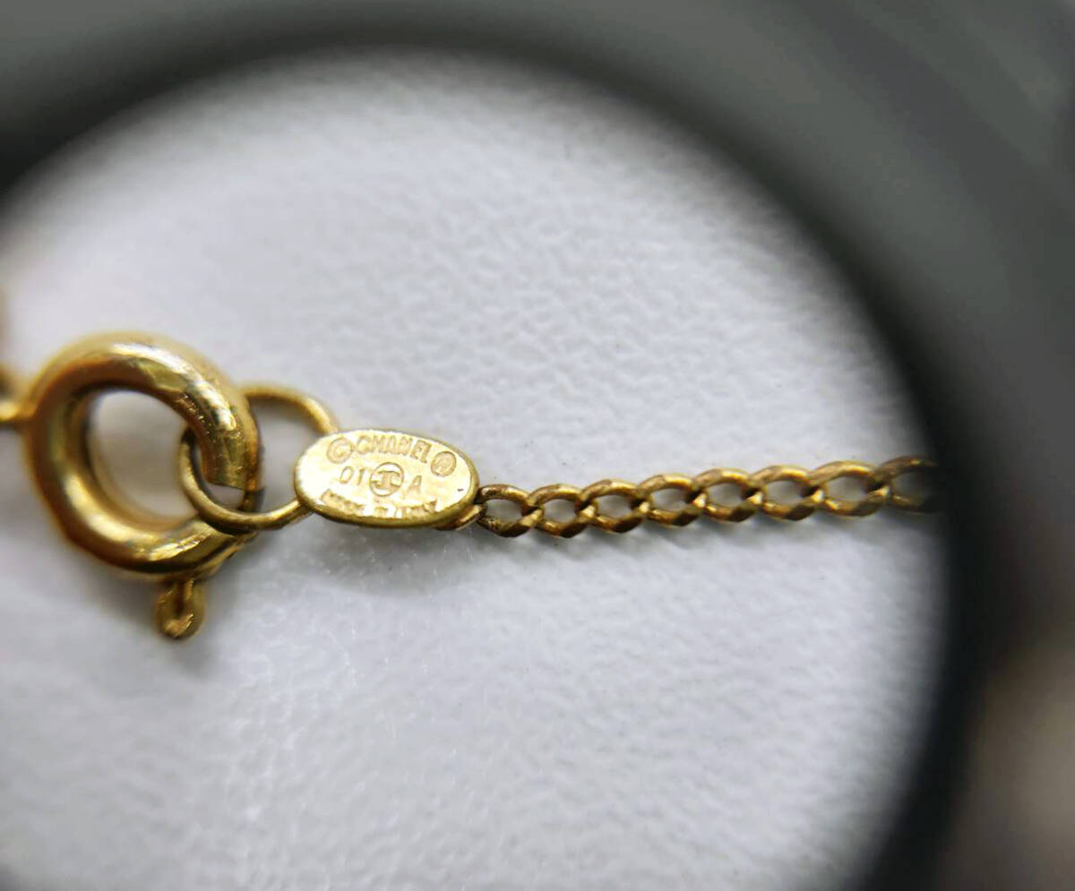 【中古】CHANEL シャネル ココマーク ウッド ゴールド ネックレス レディース アクセサリー 01A 首飾り ペンダントの画像7