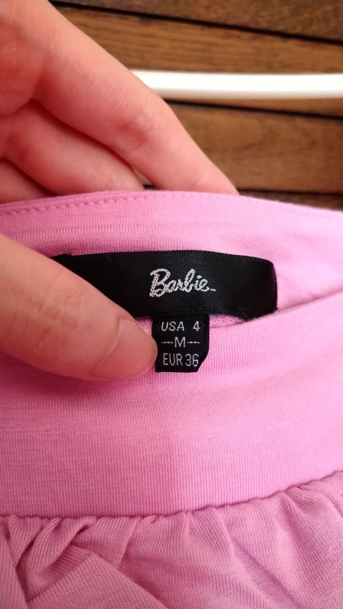 Barbie ティアードミニワンピース●バービーピンク半袖カットソー