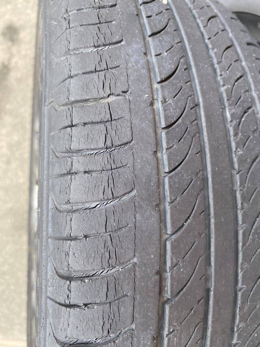 ★ダイハツ 純正 165/55 R15 4本セット ★タイヤヒビあり ★ホイール塗装ハゲあり 激安出品 ナットなしの画像10