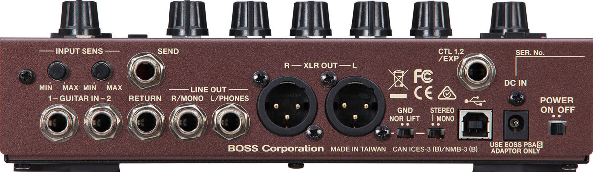 ★展示新品・アウトレット・本州送込★BOSS AD-10 Acoustic Preamp ボス アコースティック プリアンプ DI アコギ用 ルーパー機能★_画像3