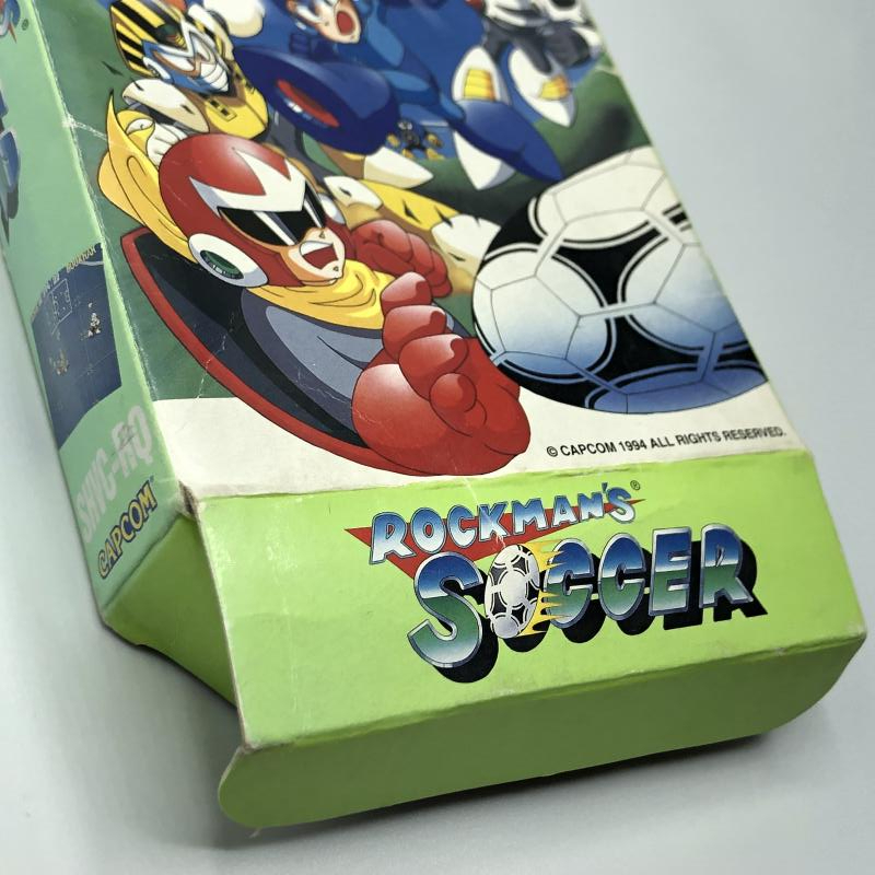 動作品 SFC ロックマンズサッカー ROCKMANS SOCCER ロックマン カプコン CAPCOM SHVC-RQ スーパーファミコン 箱・説付_画像10