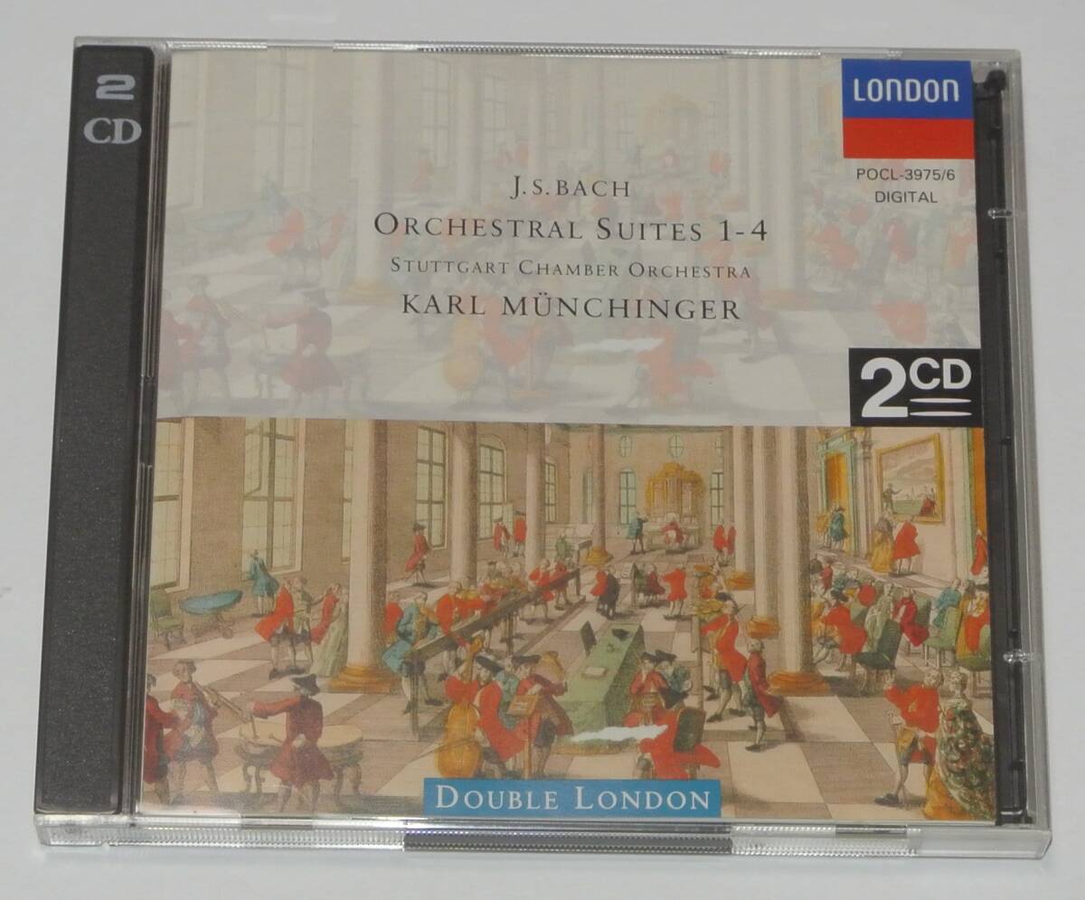 ☆カール・ミュンヒンガー指揮／バッハ：管弦楽組曲（全曲）POCL-3975/6【2CD】⑦☆_画像1