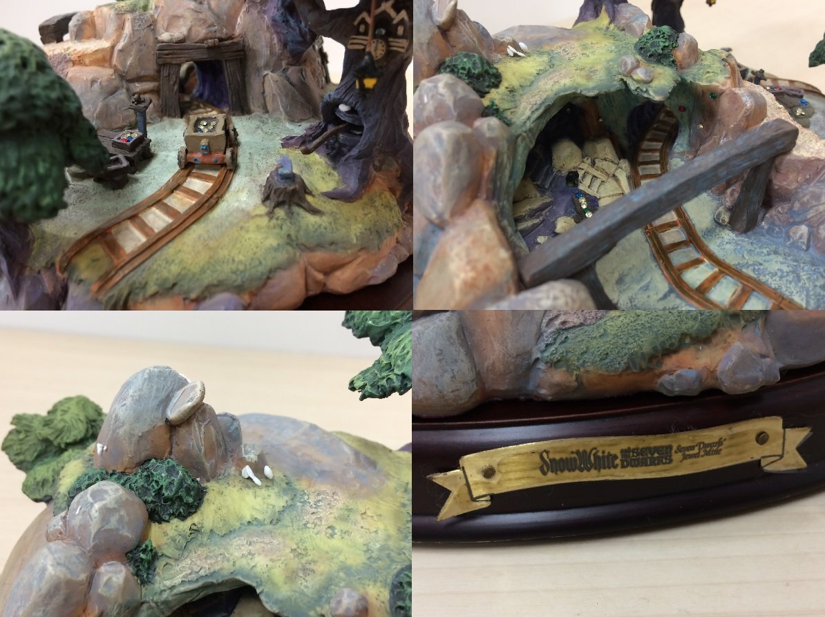 ディズニー WDCC フィギュア 白雪姫と七人のこびと 宝石の洞窟 採掘所 SEVEN DWARF'S JEWEL MINE 1A11 【80】の画像4