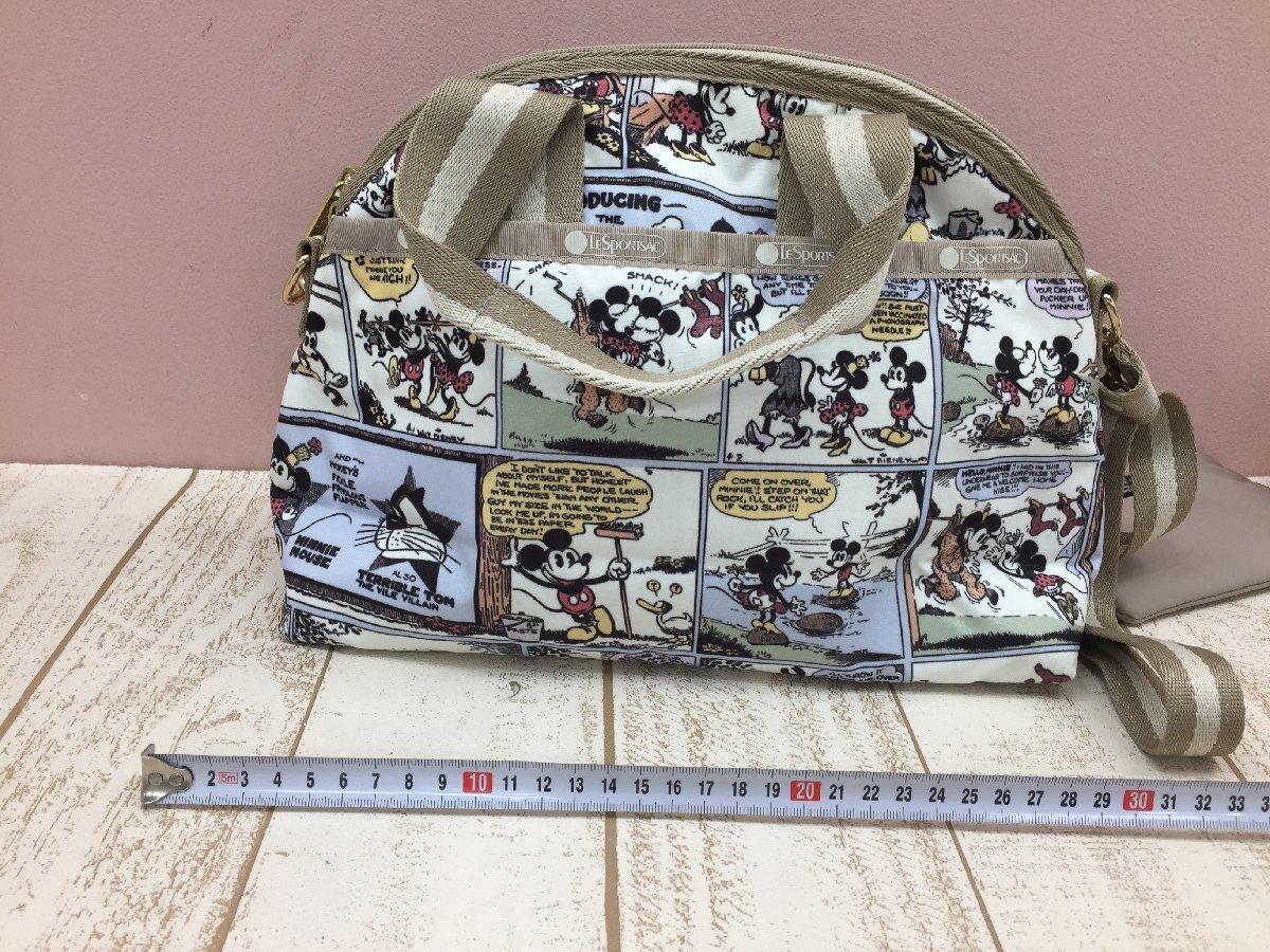 * Disney LESPORTSAC Le Sportsac Mickey minnie shoulder bag 1 point 2X40 [80]