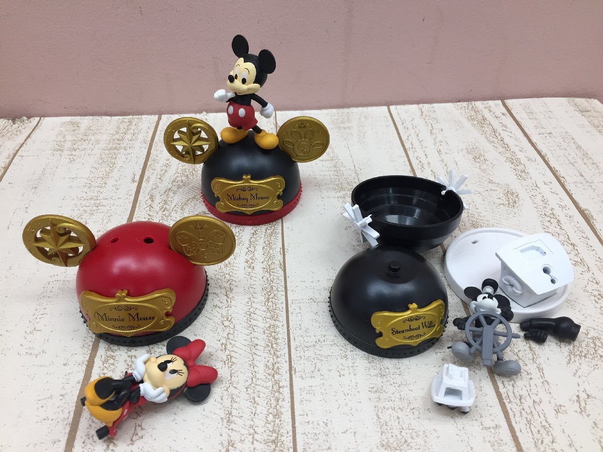 * Disney Mickey Mouse Minnie Mouse figure 3 point steam boat Willie 2L127 [60]