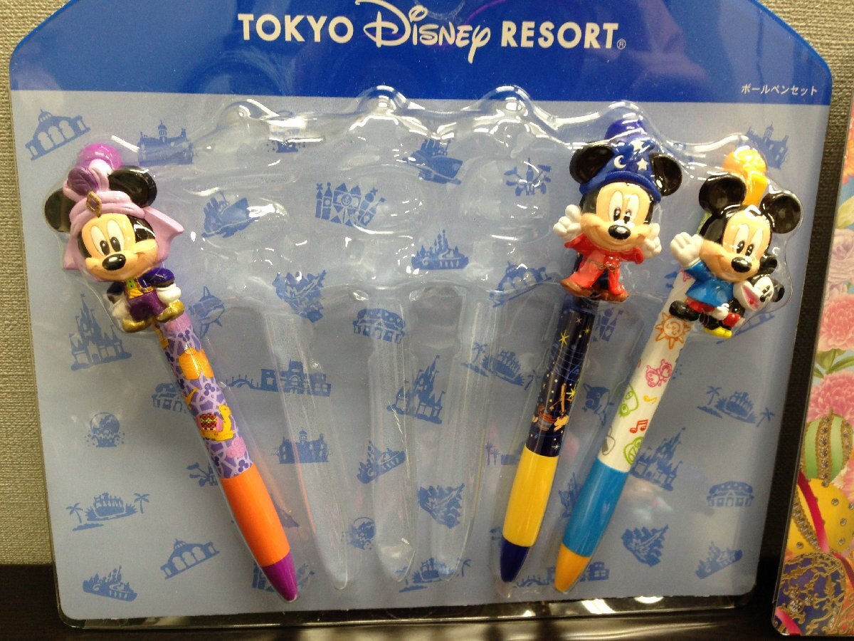 * Disney { large amount set }{ unused goods equipped } ballpen 10 point TDR TDS Mickey minnie Donald another 2X77 [80]