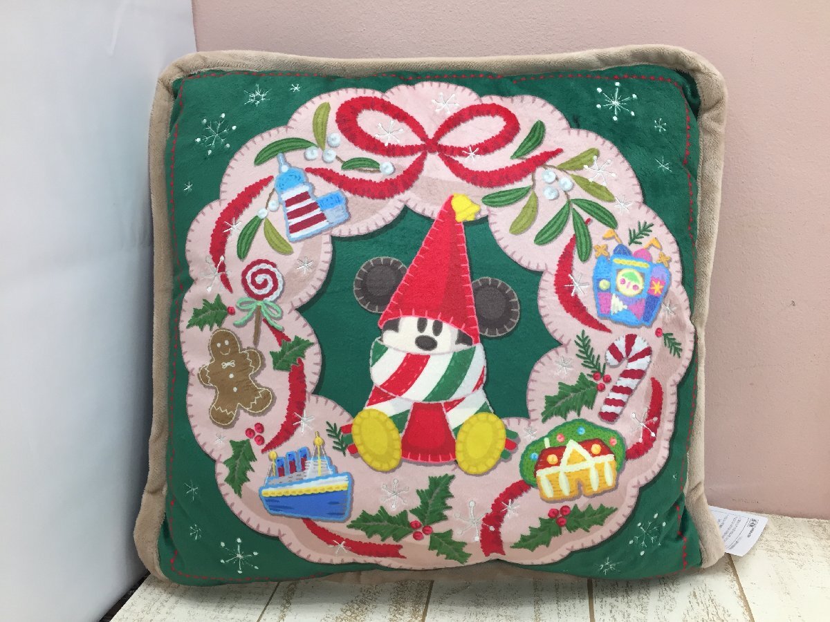 ◇ディズニー 《未開封品あり》クリスマスグッズ 2点 Festive Winter クッション バッグ 3X129 【80】_画像4