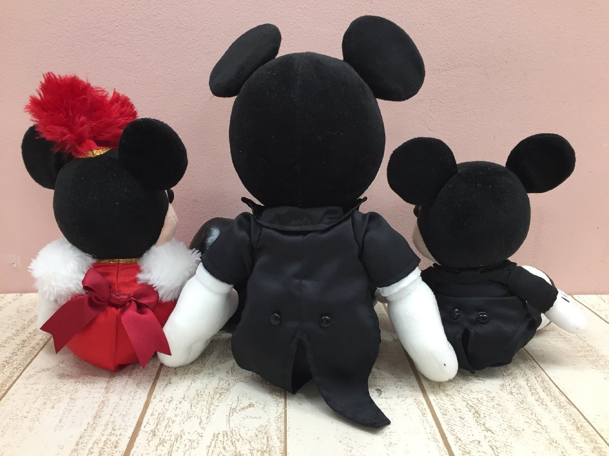 ◇ディズニー TDR ミッキー ミニー ぬいぐるみ 3点 ビッグバンドビート 3M51 【80】の画像5