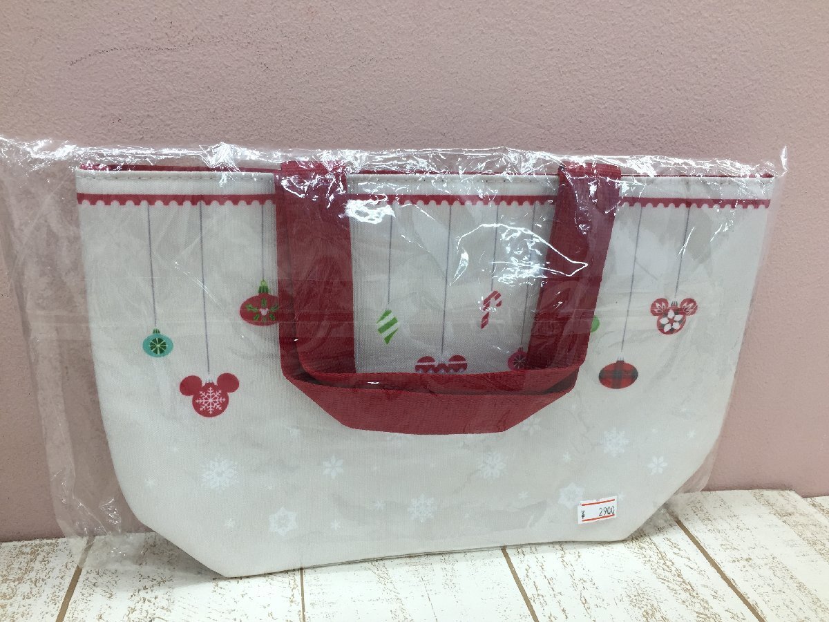 ◇ディズニー 《未開封品あり》クリスマスグッズ 2点 Festive Winter クッション バッグ 3X129 【80】_画像3