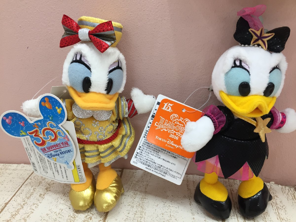 ◇ディズニー TDR ドナルド＆デイジー 8点 ぬいぐるみバッジ ホセキャリオカ パンチート 3P135 【80】_画像4