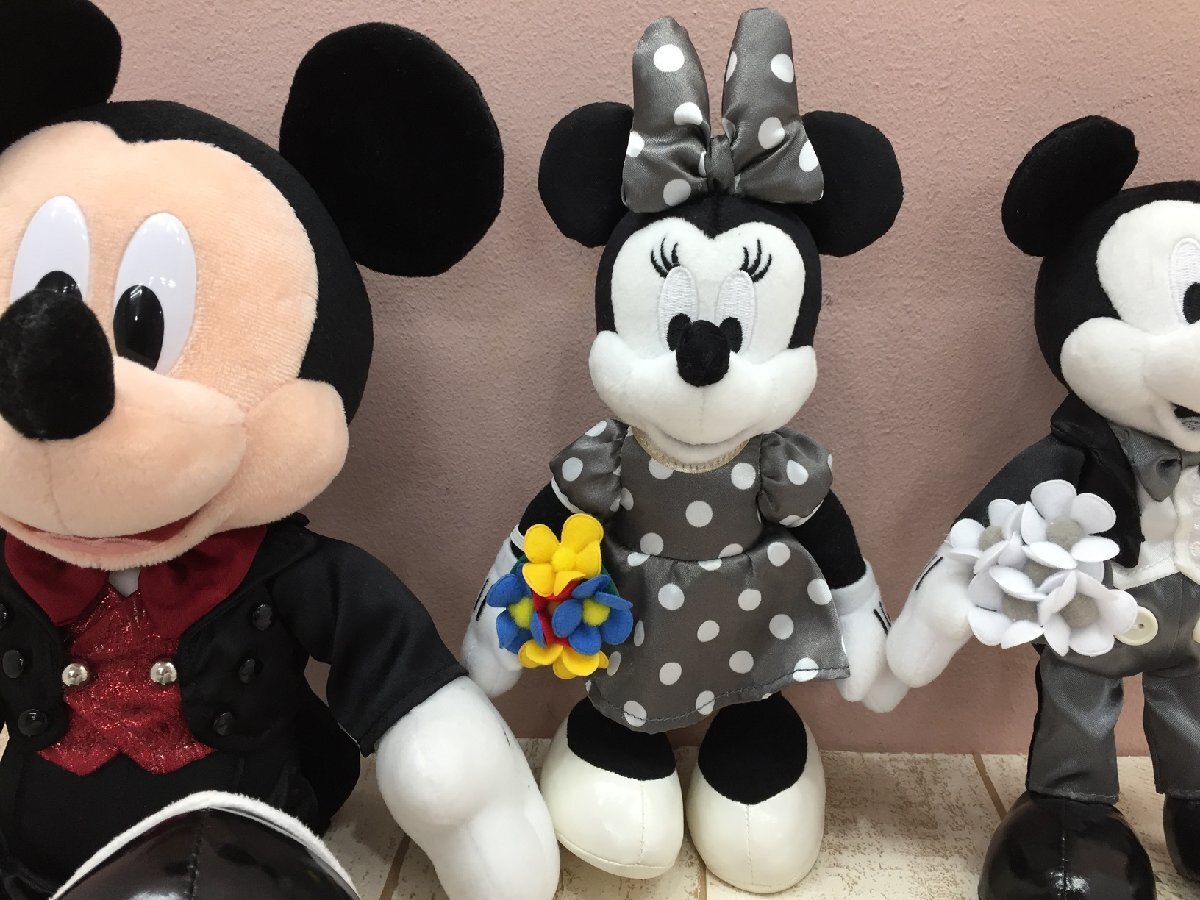 ◇ディズニー TDR ミッキー ミニー ぬいぐるみ ビッグバンドビート ワンマンズドリーム2 40周年 3L38 【80】_画像4