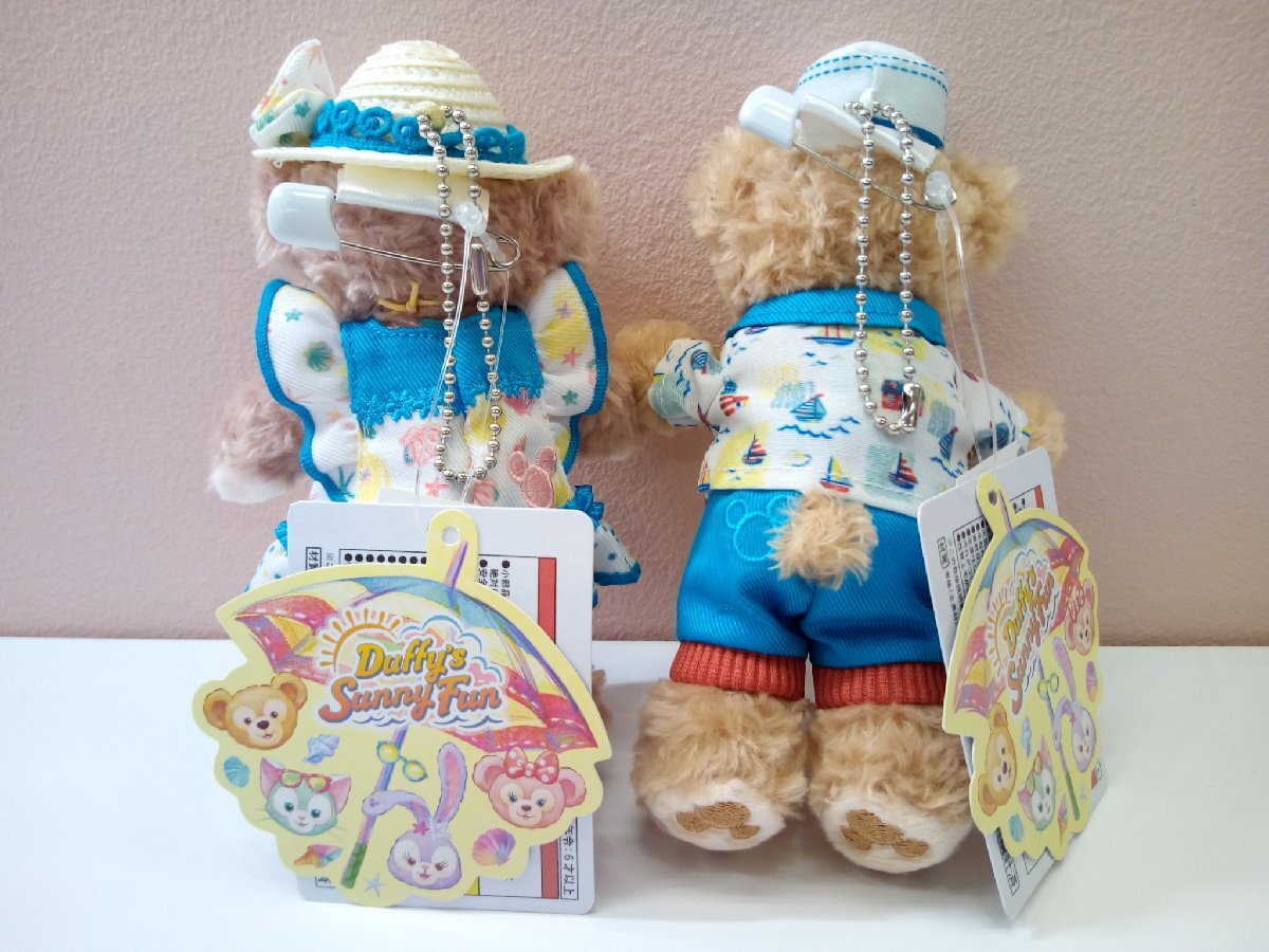  Disney { unused goods }TDS Duffy Shellie May soft toy badge 2 point Sunny fan 2019 tag attaching 4K29 [60]