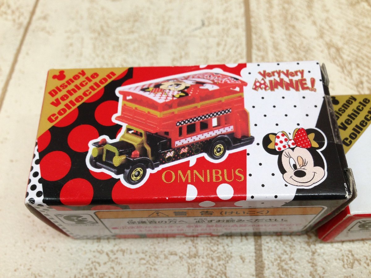 ◇ディズニー 《未開封品》TDR トミカ 2点 オムニバズ リゾートクルーザー ミニーマウス ベリーベリーミニー 4L95 【60】_画像2