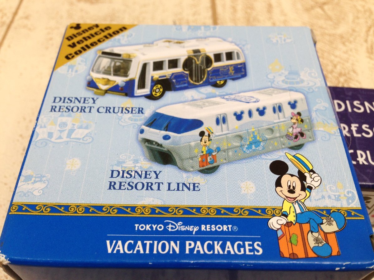* Disney { unopened goods }TDR Tomica 2 point bake-shon package resort Cruiser & resort line set another 4L65 [60]