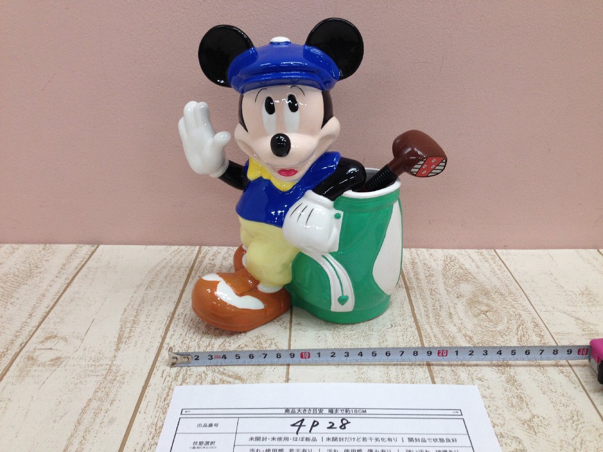 ◇ディズニー ミッキーマウス フィギュア 加藤工芸 KATO KOGEI ゴルフ シューホンホルダー 4P28 【80】の画像6
