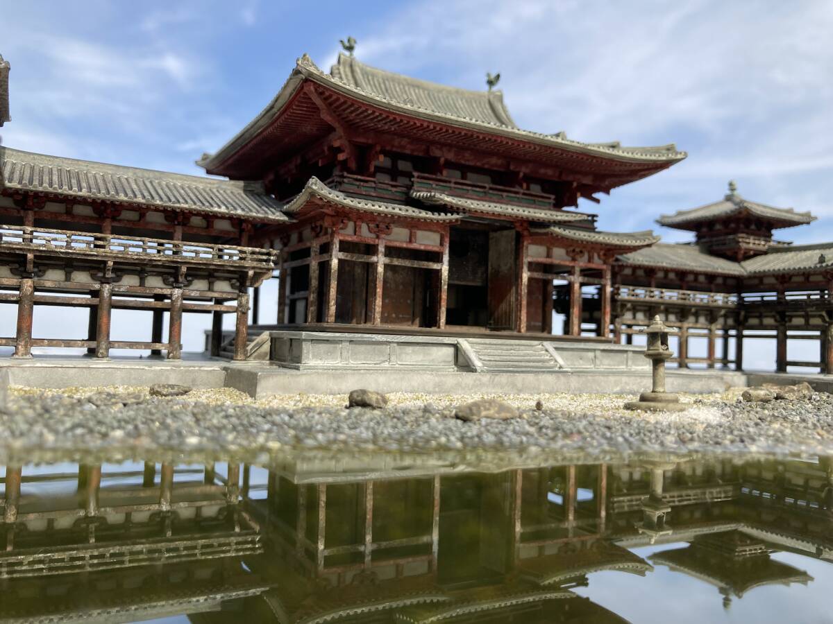 改修前の記憶を辿る 国宝 平等院鳳凰堂ジオラマ 1/150 完成品 寺院仏閣の画像4