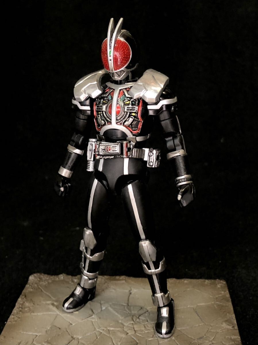 リペイント 完成品 仮面ライダー555 アクセルフォーム SO-DO CHRONICLE 装動 ファイズ shodo の画像4