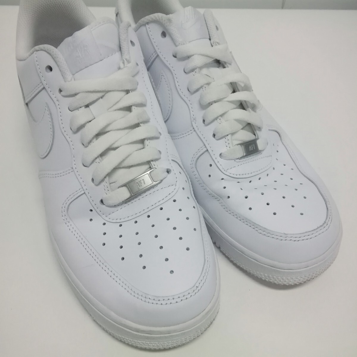 NIKE ナイキ スニーカー シューズ 靴 28cm AIR FORCE 1 LOW 07 WHITE エアフォース1 ロー ホワイト CW2288-111の画像10