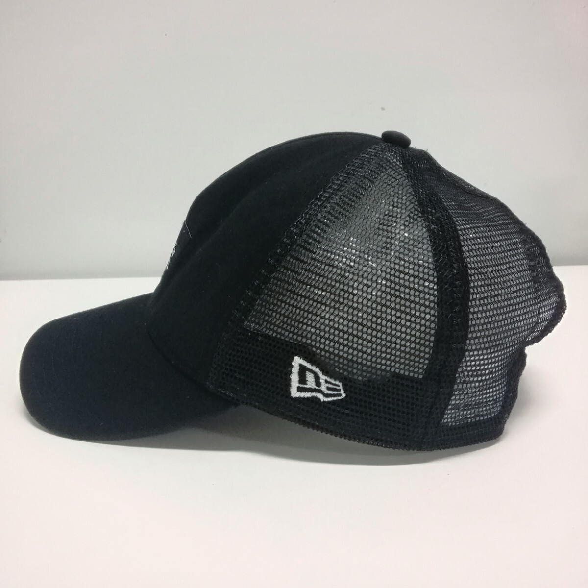 NEWERA ニューエラ メッシュキャップ 帽子 MESH CAP コットン ロゴ ブラックの画像3
