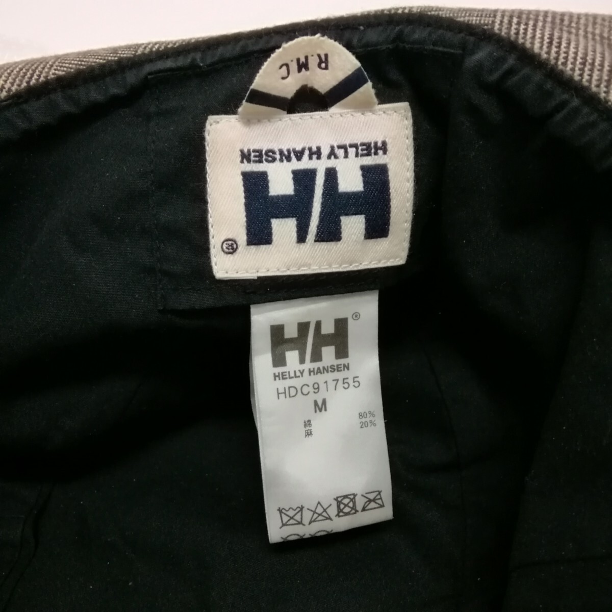 HELLY HANSEN R.M.C. ヘリーハンセン ハット 帽子 Hat 綿×麻 M 日本製
