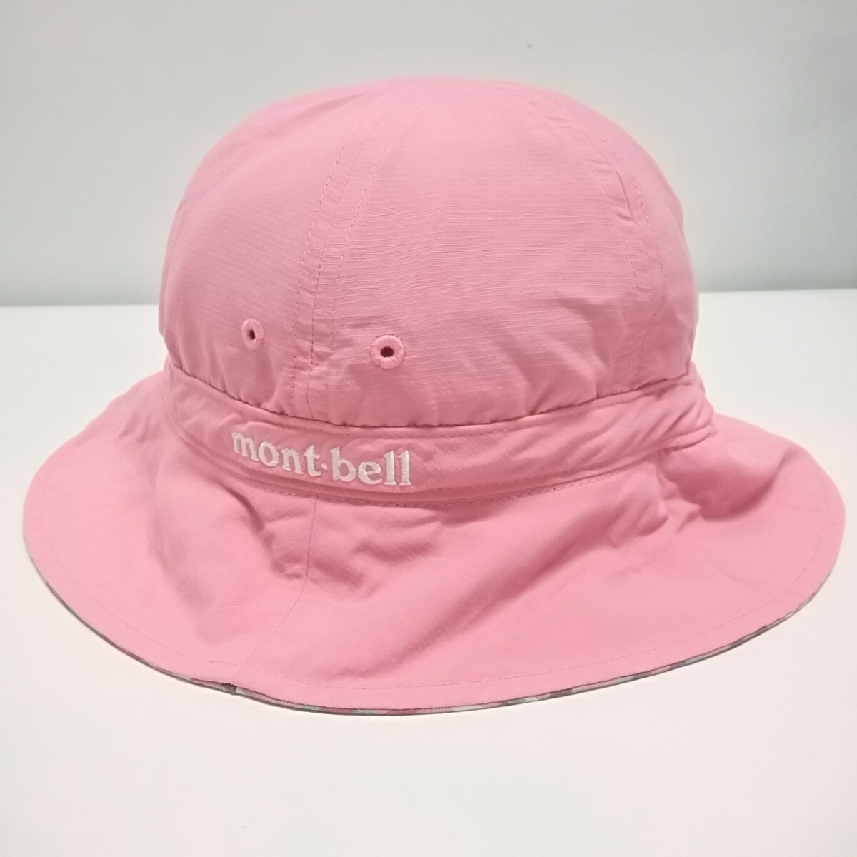 mont-bell モンベル ハット 帽子 Hat WIC.ライトハット Baby′s コーラルピンク 頭周り約50cm_画像3