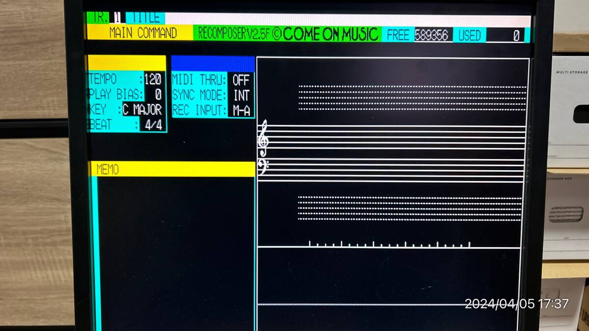 PC-9821V20, Roland S-MPU/PC, LANボード, CF化済み, DOS6.2, レコンポーザ, DOSツール類, キーボード+マウス付の画像10