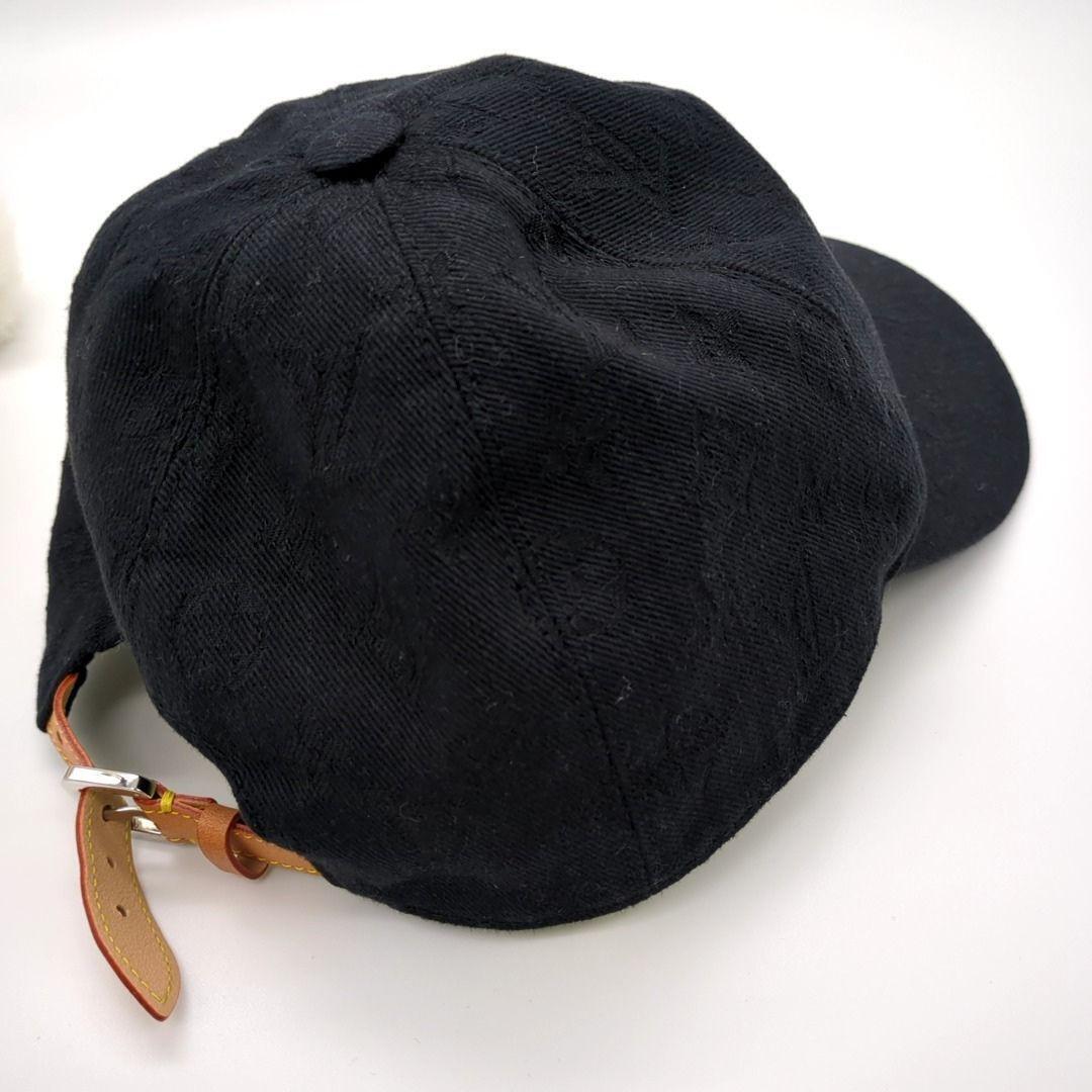 ルイヴィトン M76585　モノグラム エッセンシャル キャップ　帽子 ブラック_画像5