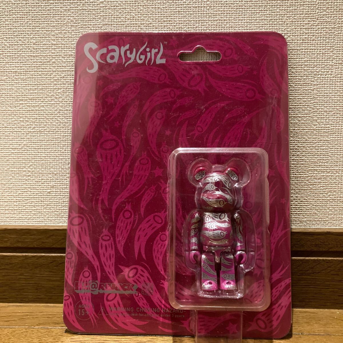 ベアブリック メディコムトイ SCARYGIRL BE@RBRICK SILVER BIRD MEDICOM TOY ベアブリック 100％ の画像1