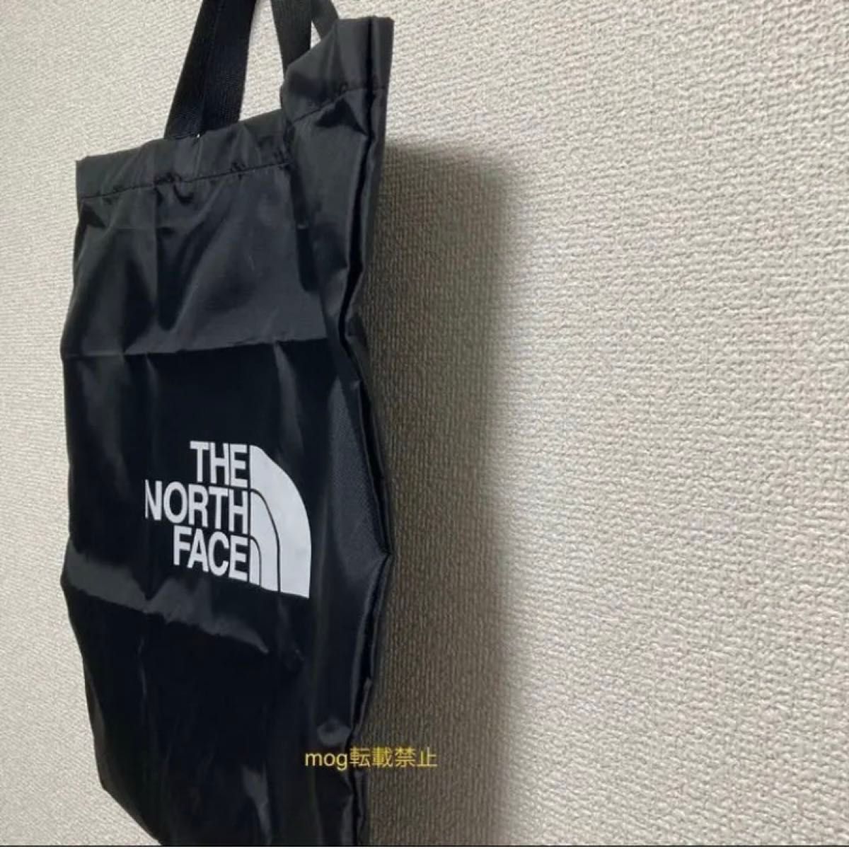 THE NORTH FACE 新品　ノースフェイス　ナイロンエコバッグノベルティ　黒　日本未発売