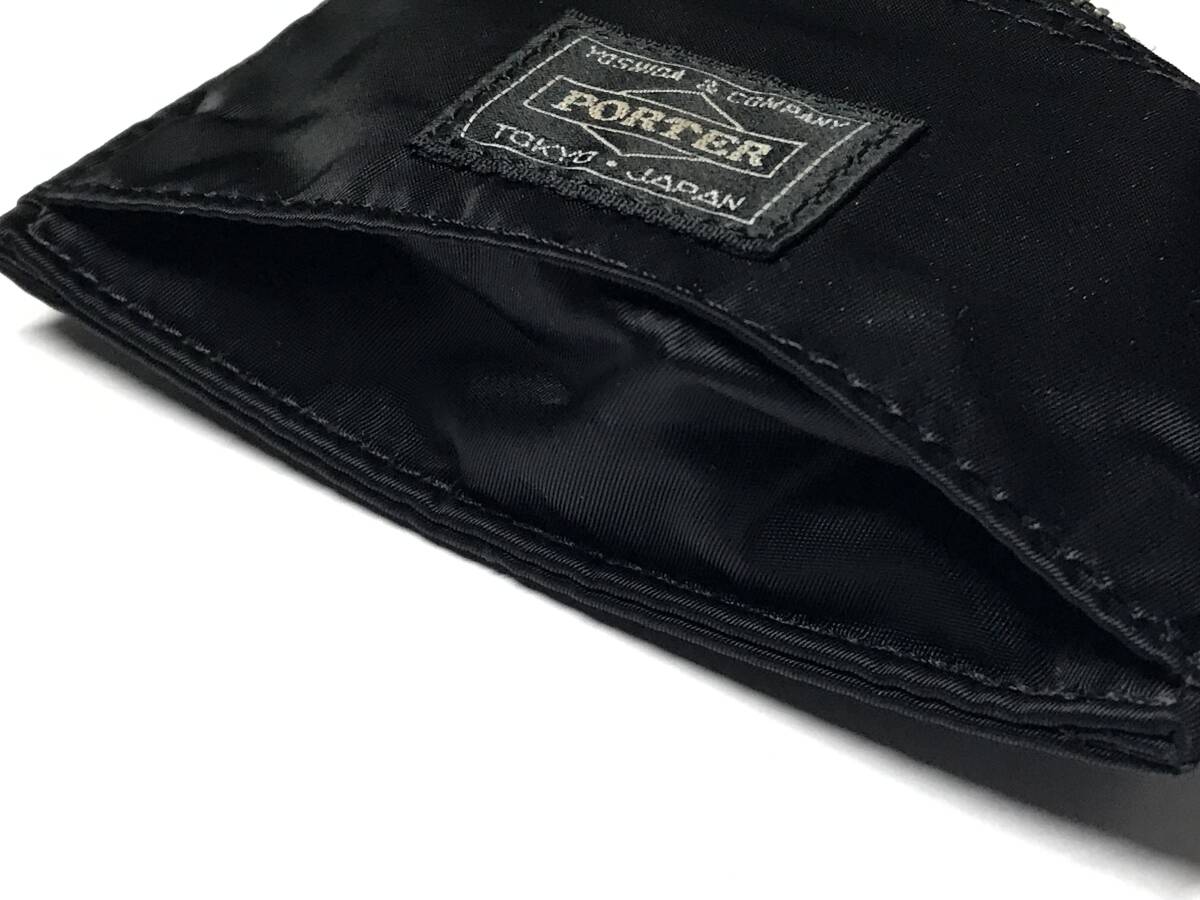 PORTER × B印 YOSHIDA 別注 HOLIDAY WALLET MEDIUM 黒 ポーター ビームス 吉田カバン ホリデイ ウォレット 財布 コインケース BEAMSの画像6