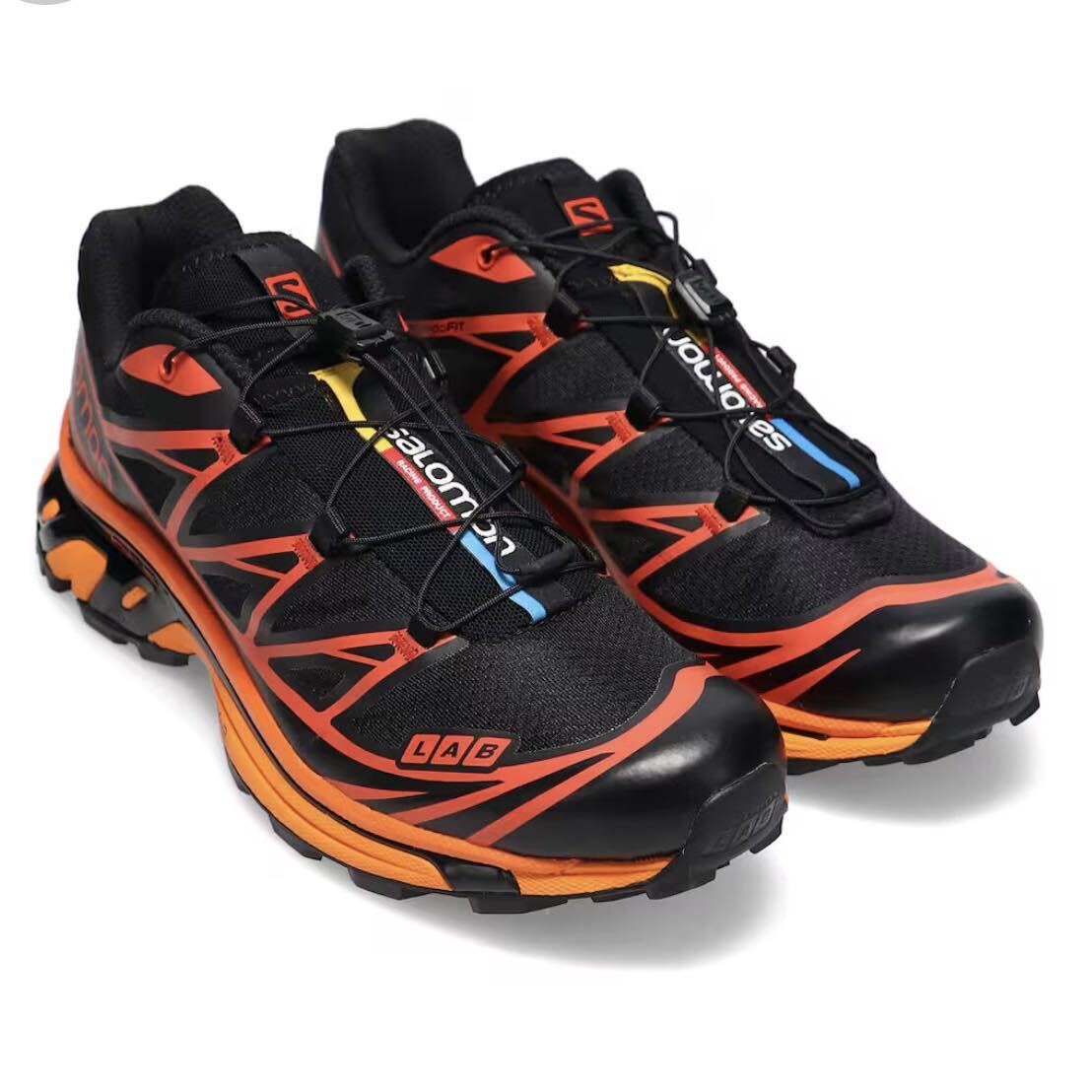 [MR PORTER online buy ] accessory equipping [ statement of delivery attaching ]SALOMON XT-6 Black / Chocolate Pulm / Vibrant Orange size 27cm US9.0 ultimate beautiful goods 