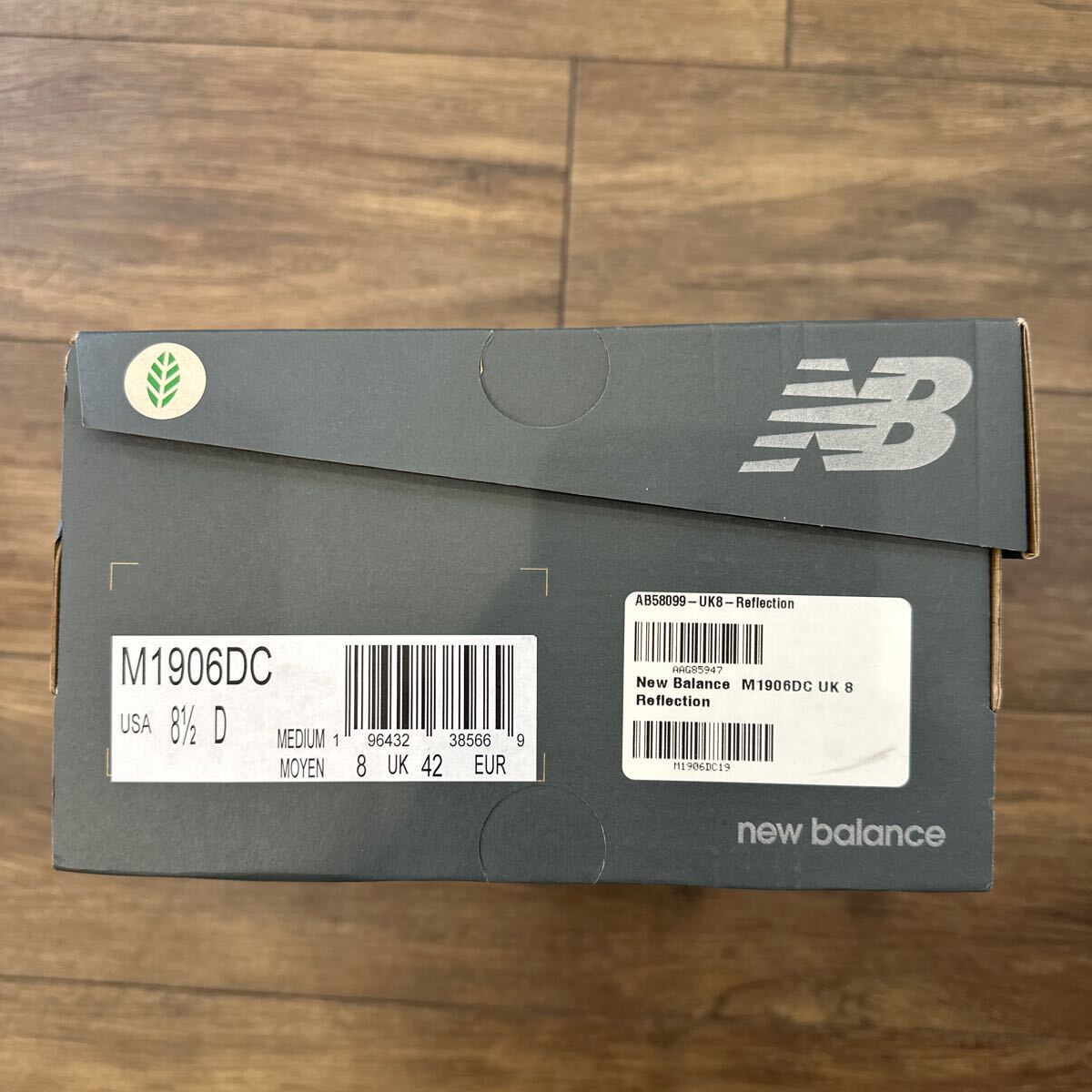 【end.公式オンライン購入】付属品完備【納品書付】NEW BALANCE Sneaker M1906DC US8.5 26.5cm程度 極美品 _画像9