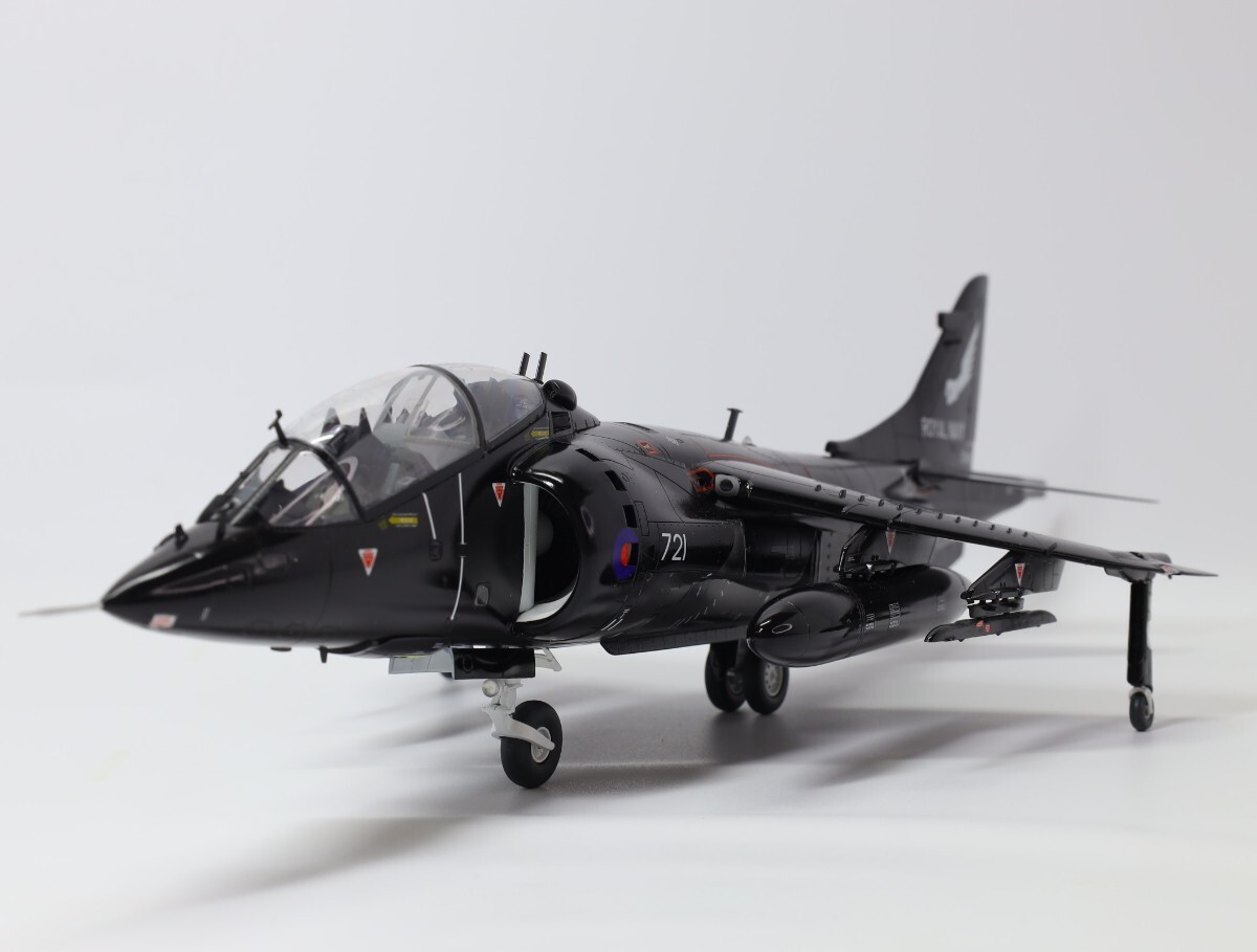 キネティック 1/48 ハリアー T8 RAF 2004−2005 塗装済み完成品！_画像1