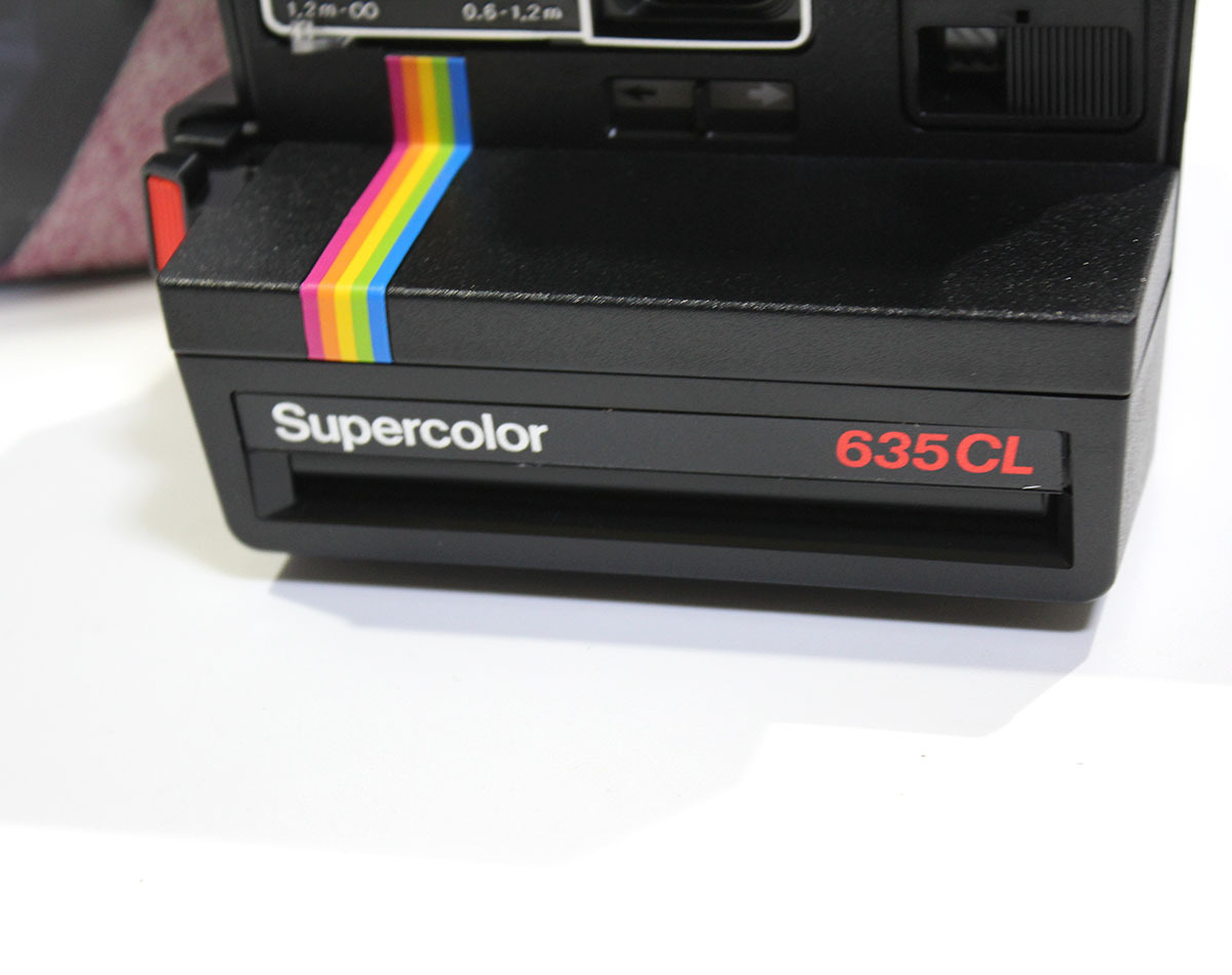 レトロ カメラ 当時物 ポラロイドカメラ Polaroid Supercolor 635CL インスタントカメラ 中古現状品 ya1159_画像3